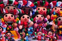 Produtos à venda nas galerias de Tlaquepaque, bairro de Guadalajara, no México